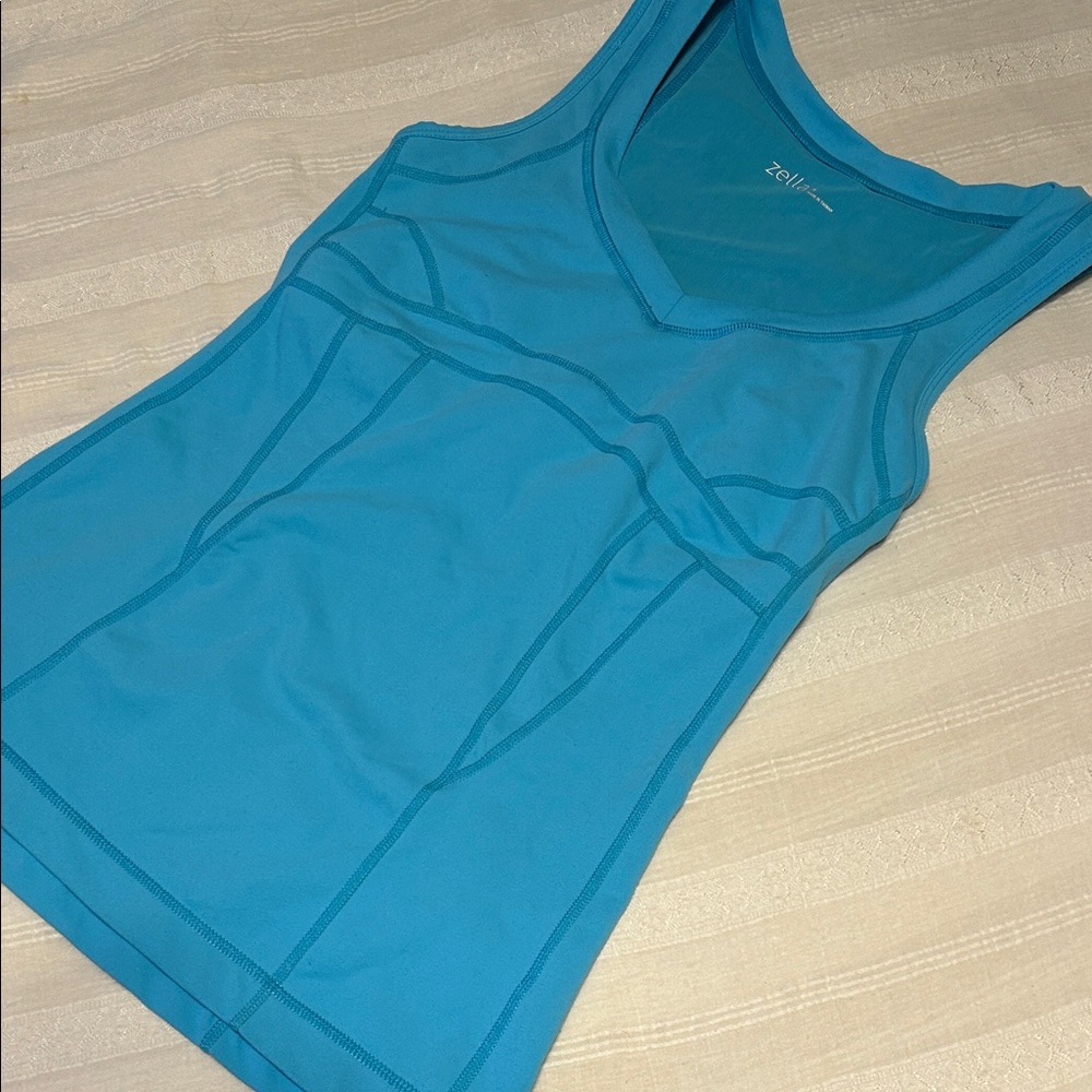Ladies Zella Turquoise Athletic Top